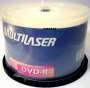 DVD-R MULTILASER PRINTABLE PRATA 120MIN. 4.7GB - 50 UNIDADES